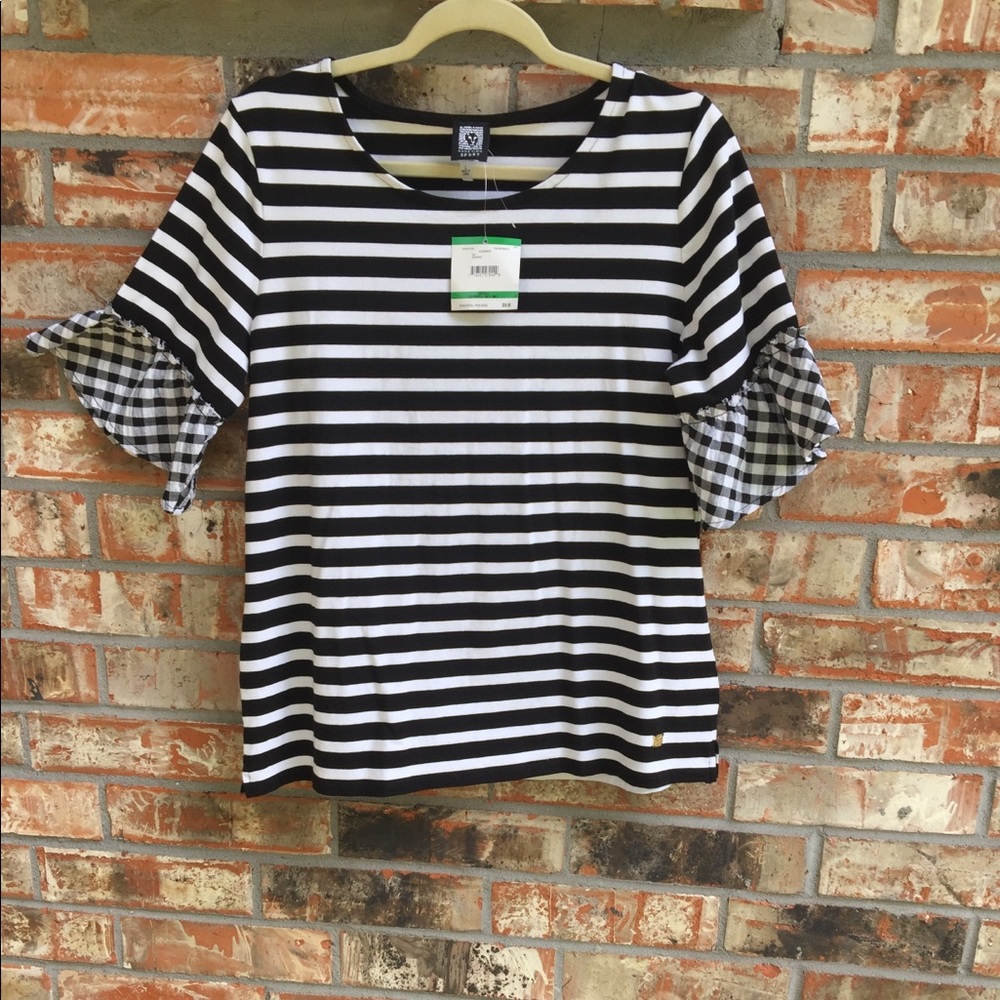 Black and White striped shirt